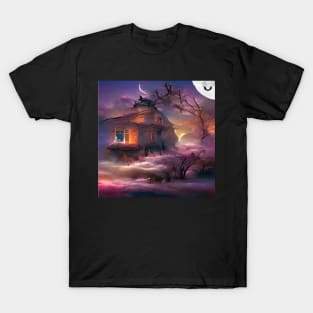 OLD QUIET HOUSE ON HALLOWEEN OR IS IT ? T-Shirt